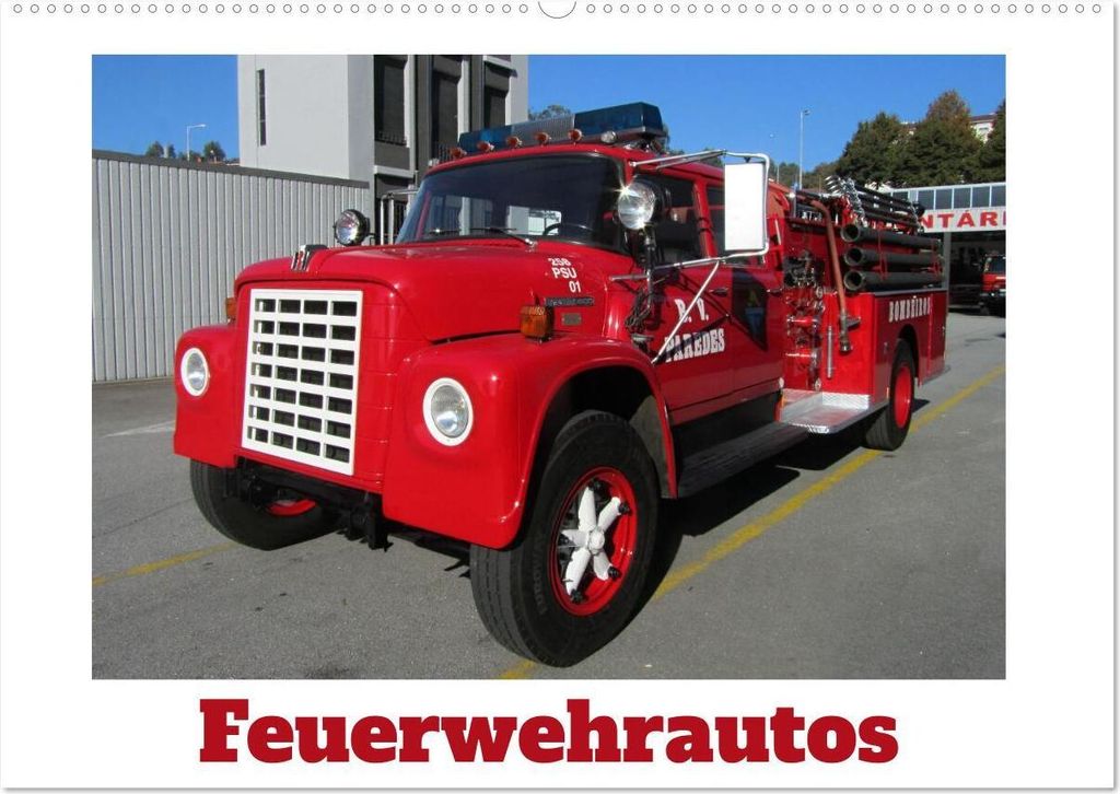 Feuerwehrautos (Wandkalender 2026 DIN A2 quer), CALVENDO Monatskalender