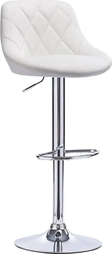 Sgabello Bar Design Lica Bianco Regolabile 60-82cm | Ergonomico e Robusto