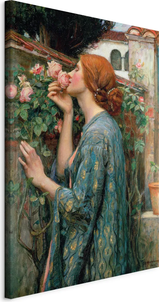 Quadro Classico L'anima della rosa 80x120 cm - Emozioni su Tela Canvas