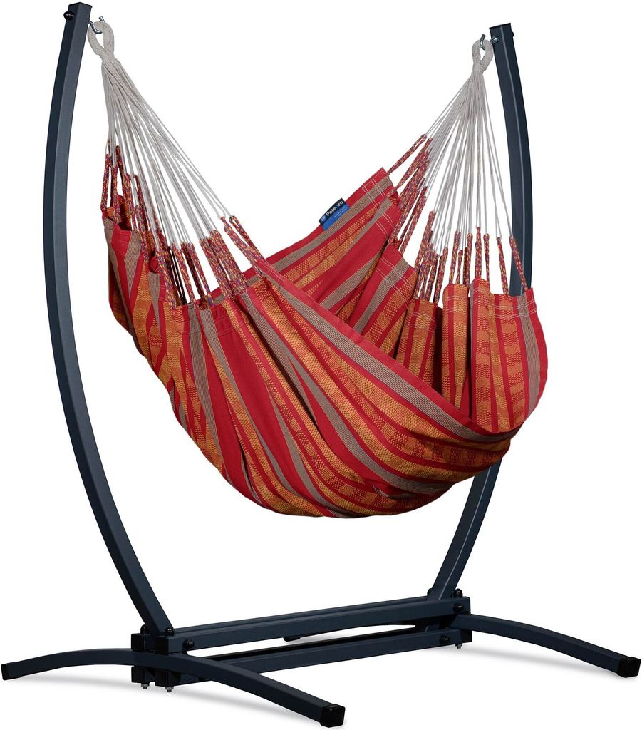 Potenza Pereira XL Hängesessel mit Gazela Gestell I Hängestuhlgestell max 160kg