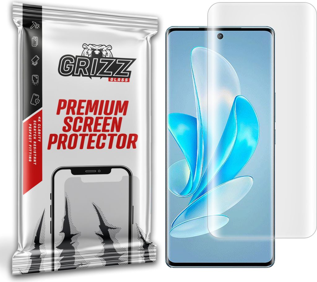 GrizzGlass Hydrogelfolie Hydrofilm für Vivo V29 5G