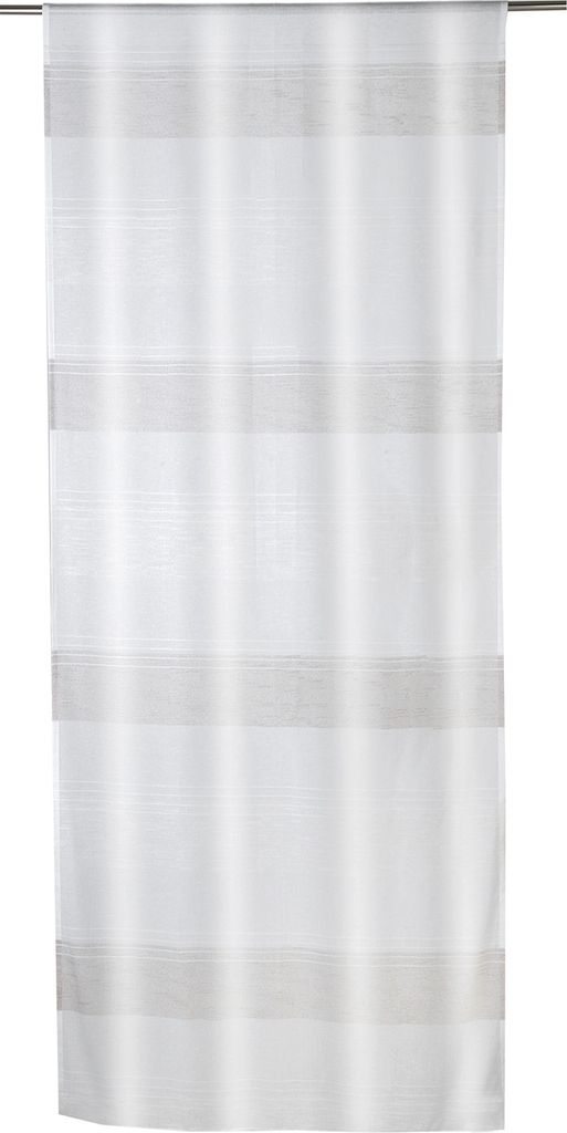 Verdeckter Schlaufenschal - 135 x 245 cm - Weiß - Sandfarben - Polyester