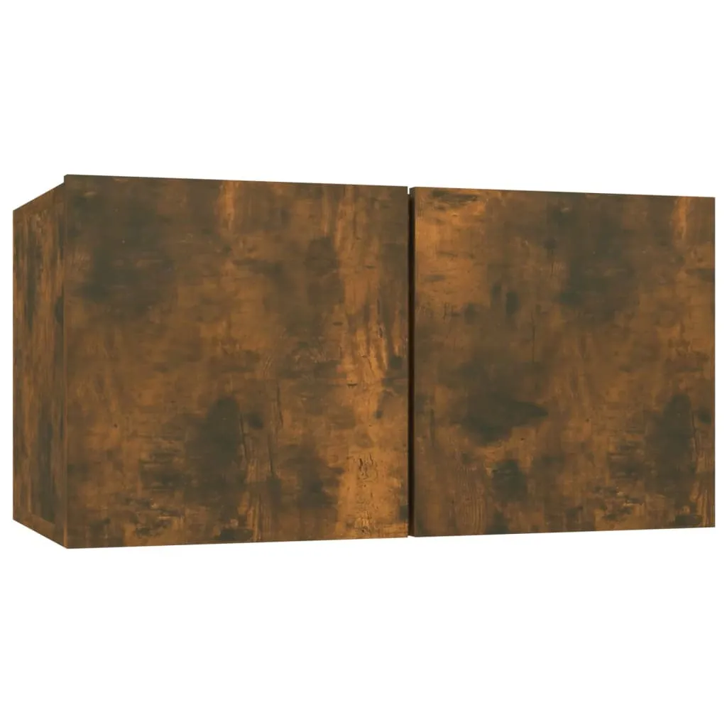 Occasione Mobile TV Parete SYFAX™ Rovere Fumo 60x30x30 Multistrato