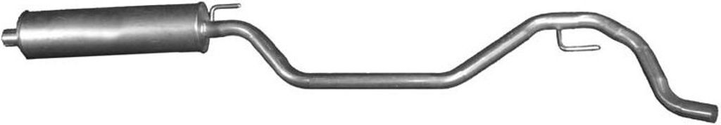 IZAWIT 21.223 Mittelschalldämpfer Schalldämpfer für OPEL Vectra C Limousine (Z02) Vectra C CC (Z02) für VAUXHALL Vectra Mk II CC (Z02)