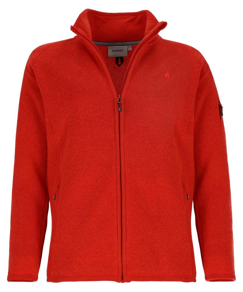 Sea Ranch Damen Fleecejacke Eleana mit Stehkragen - Fleece-Strickjacke mit Reißverschluss