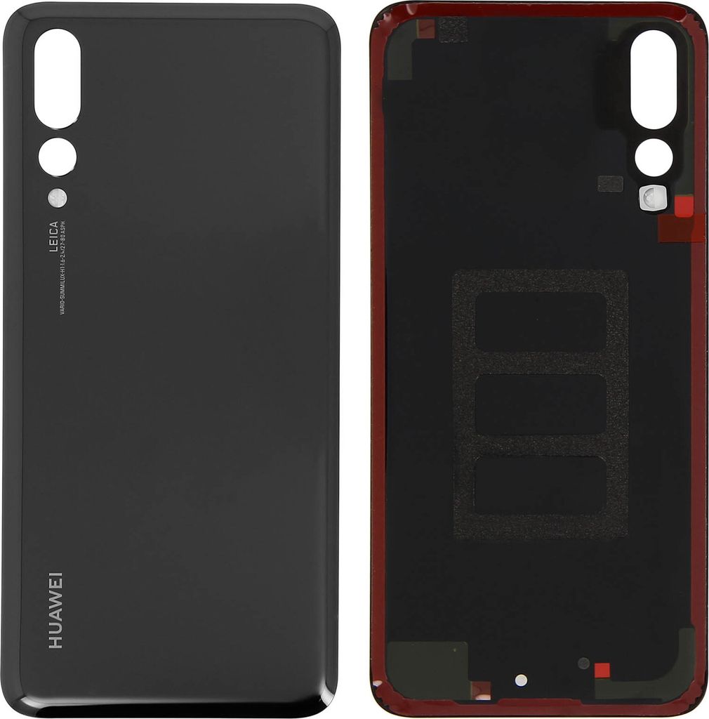 Huawei, Ersatzteil Akkudeckel, neue Rückseite für Huawei P20 Pro, Schwarz