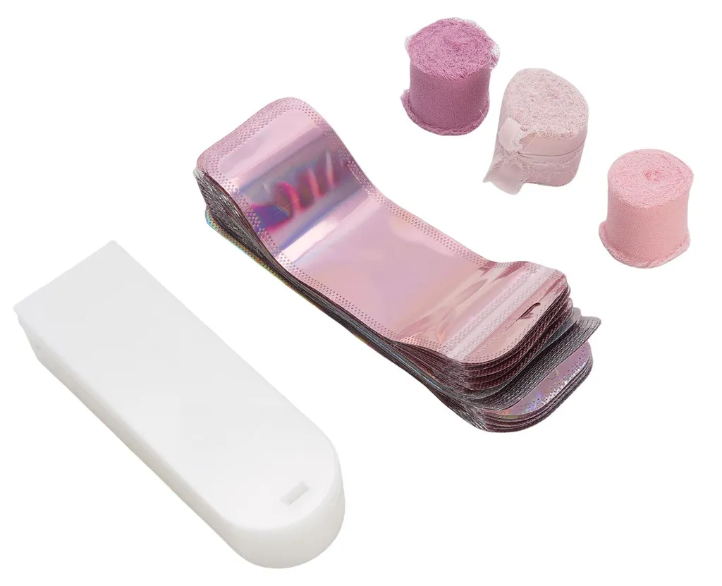 Kit 50 Marque-pages Acrylique Transparents avec Sachets et Rubans