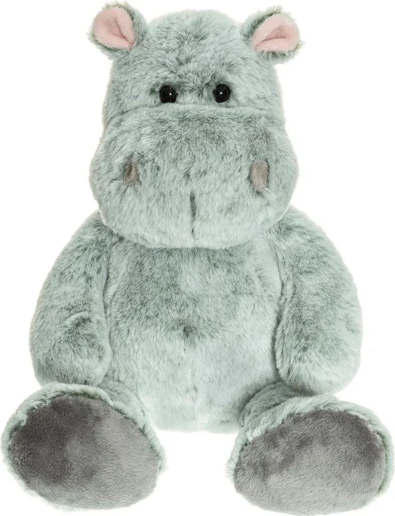 Peluche Hippopotame 36 cm Ultra Douce et Lavable en Machine pour Enfant