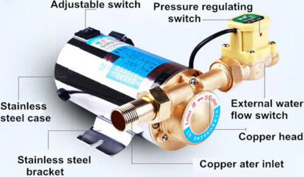 Solution manque de pression : Pompe à eau 220V automatique 100W efficace - 5