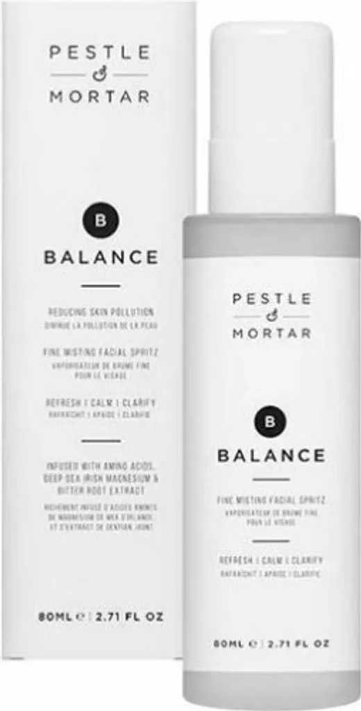 Pestle & Mortar Balance Brume Visage Hydratante au Magnésium Marin 80ml