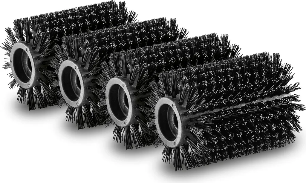Éliminer la mousse sur pierre avec les brosses Kärcher PCL 4 de rechange