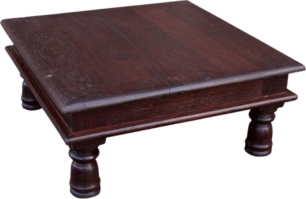 Kleiner Tisch, Blumenbank, Kaffeetisch, Beistelltisch, Couchtisch - Modell 3, Braun, Holz, 15*30*30 cm, Kaffeetische & Bodentische