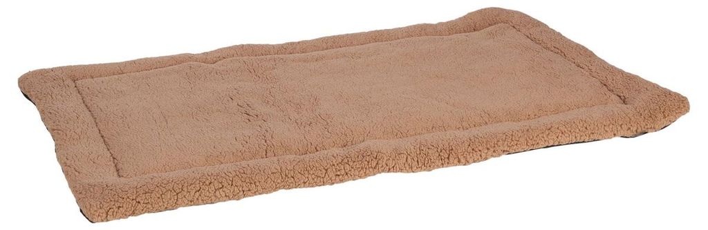 Flamingo Hundekissen Felpa rechteckig mokka, Maße: 116 x 69 x 2 cm