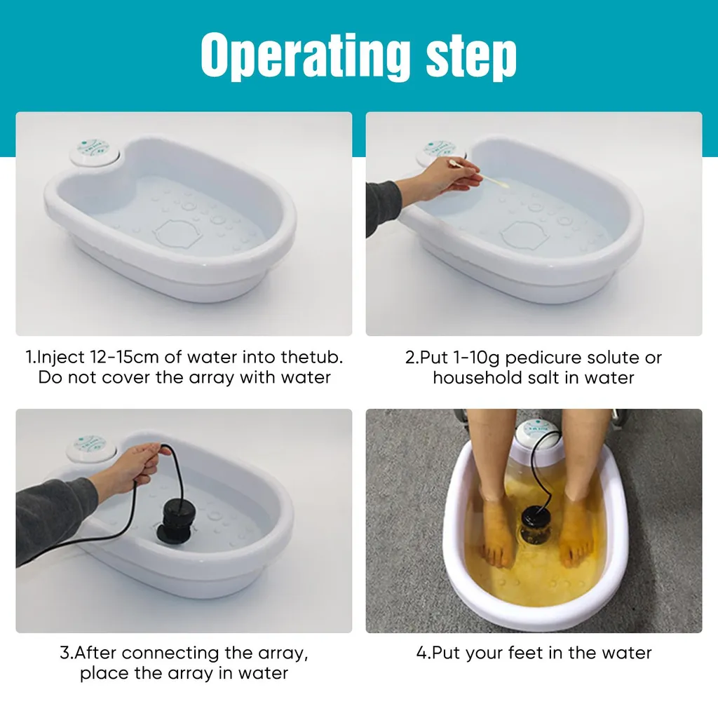 Machine de désintoxication de bain de pieds ionique avec lavabo EU