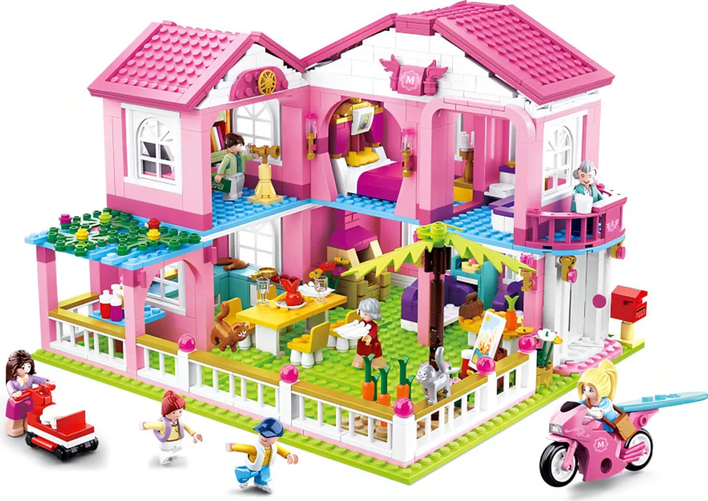 Jeu Éducatif Sluban Girls Dream Villa M38-B0721 pour Développer l'Éveil