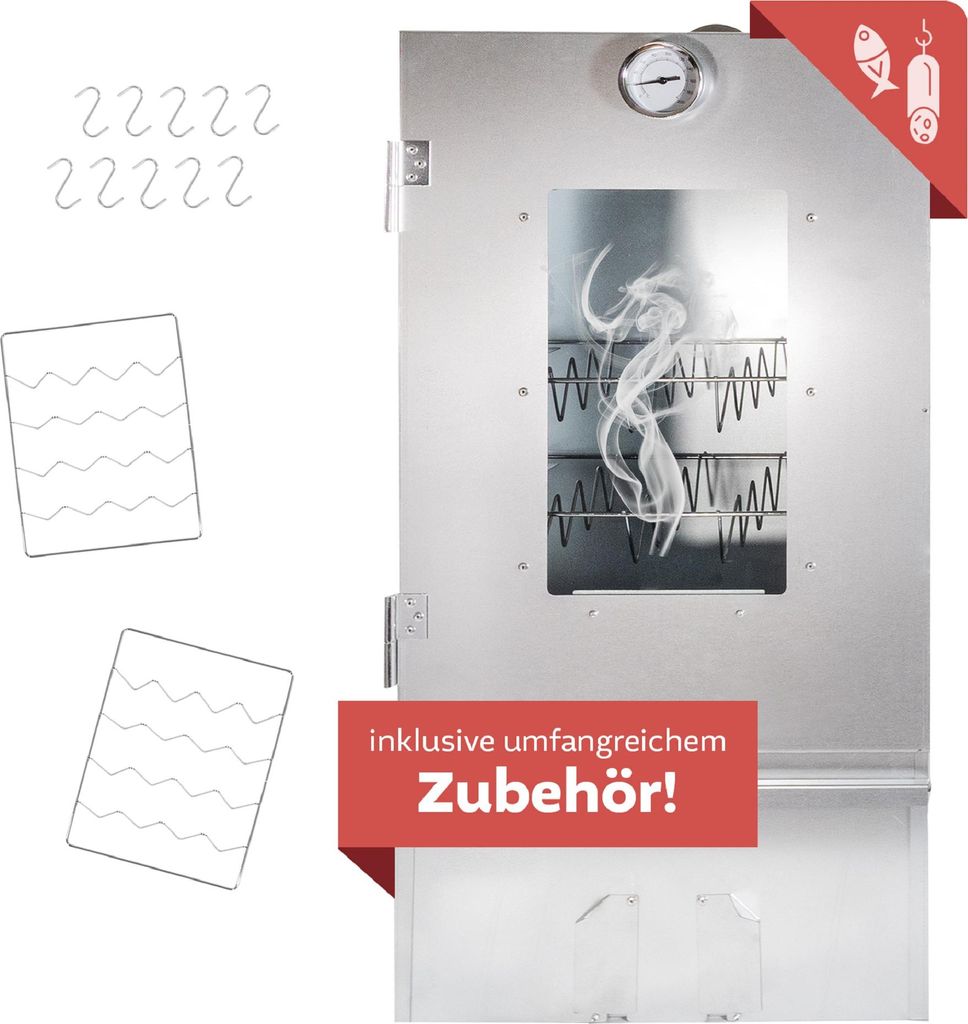 Räucherofen mit umfangreichem Zubehör, Räucherschrank mit 3 Produktbild 