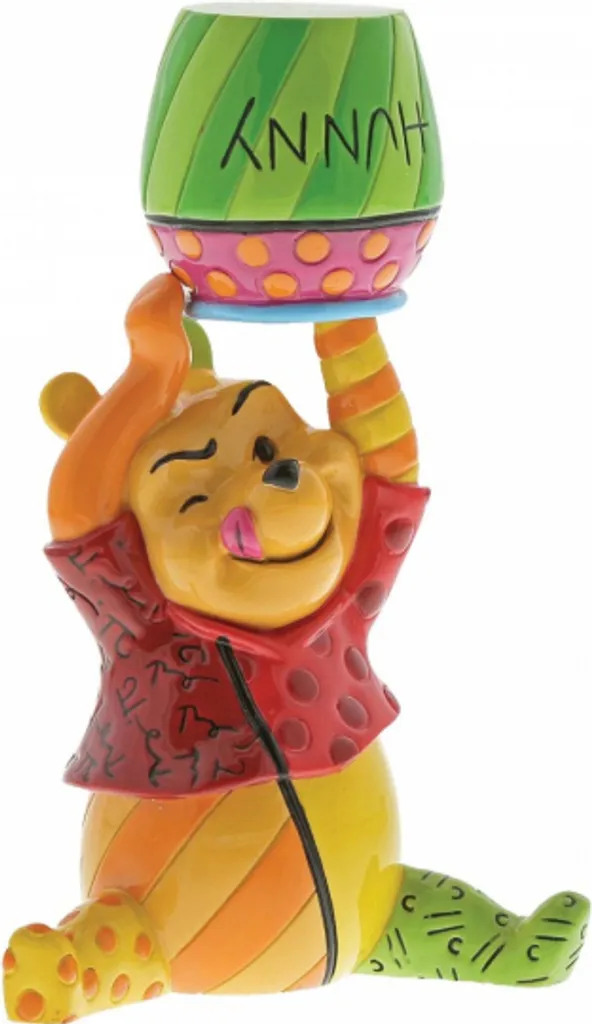 Figurine Winnie l'ourson Disney Britto pot de miel statuette design