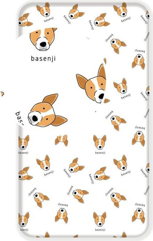Prestieradlo Basenji - 90 x 200 cm - jednolôžkové - bavlna Obrázok produktu 