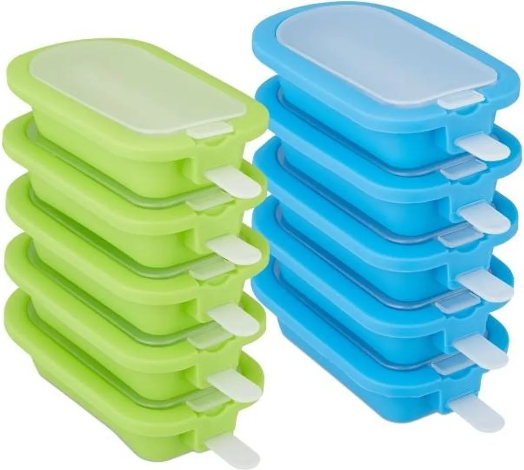 Set Professionali 10 Forme Ghiaccio Silicone - Ideali per Cocktail Bar