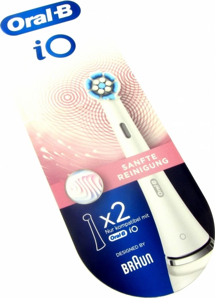 Oral-B iO Aufsteckbürsten Sanfte Reinigung 2er Produktbild 35