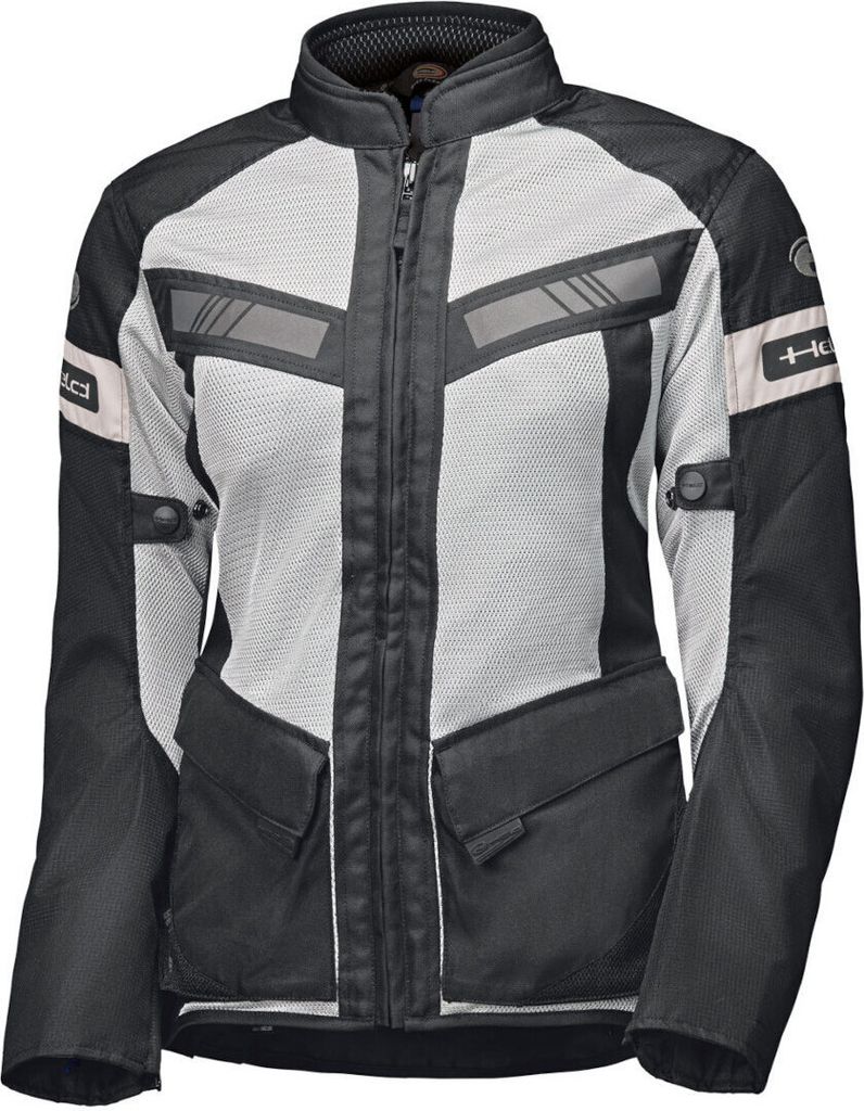 Held Tropic XT Damen Mesh Motorrad Textiljacke, hellgrau/schwarz, 3XL