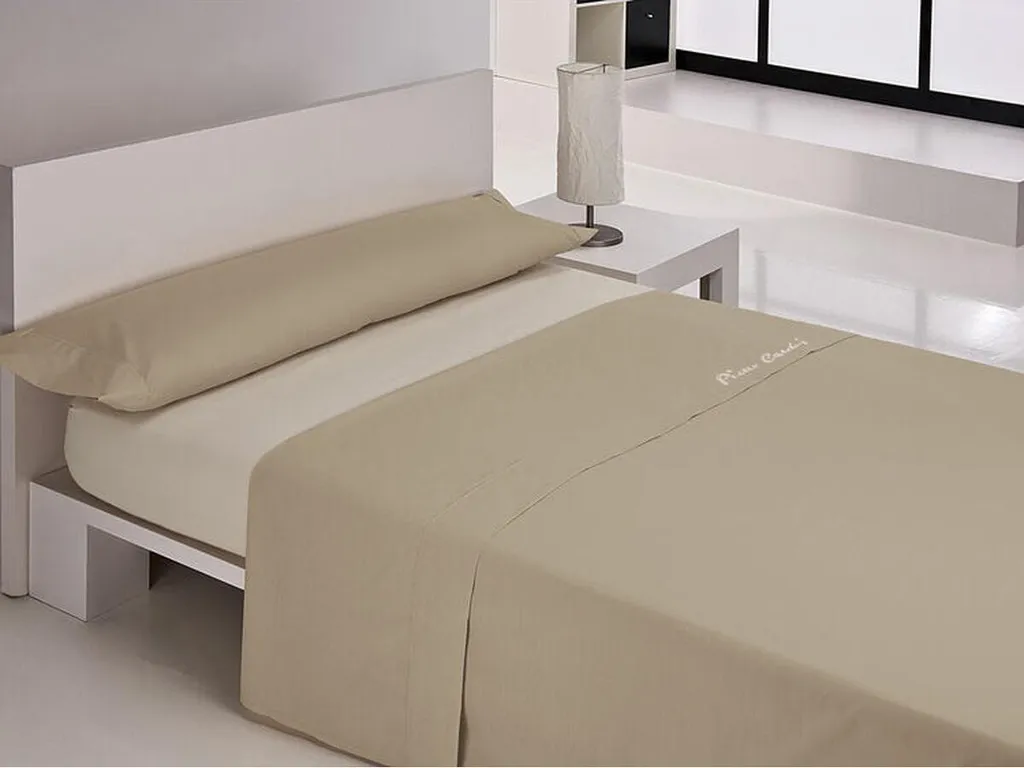 Parure de lit Coralina Colorado 105x190 cm - Polyester Camel Pierre Cardin