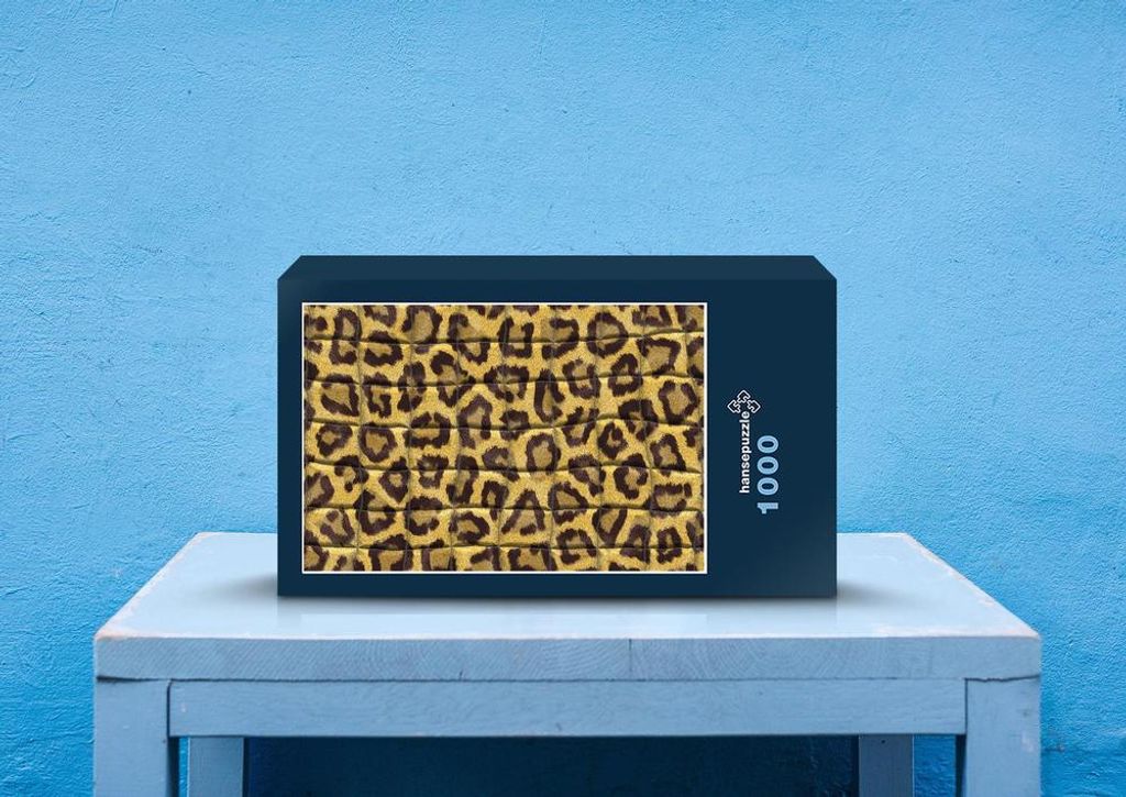 hansepuzzle 76836 - Muster Puzzle, 1000 Teile, Tierwelt, 60,0 x 46,0cm mit hochwertiger Aufbewahrung, Kartonbox und wiederverschließbarem Beutel