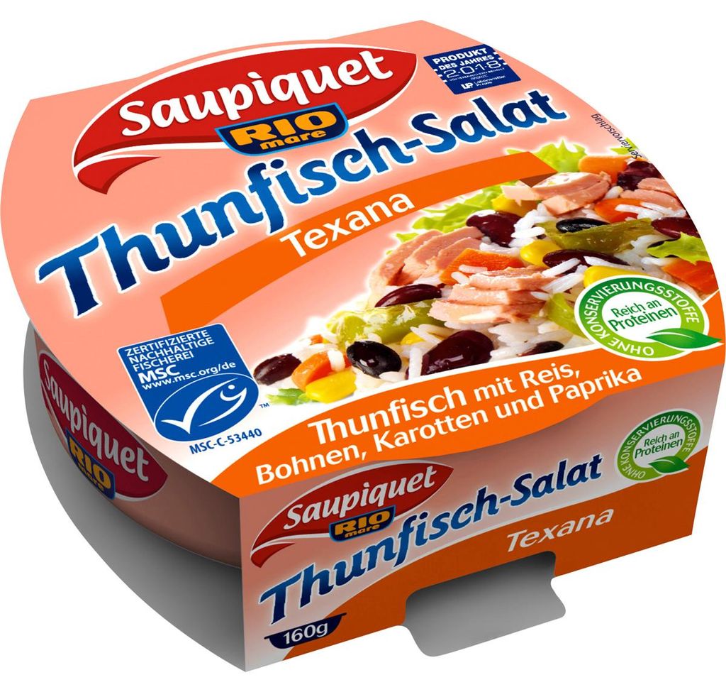 Saupiquet Thunfisch Salat Texana MSC (160 g) Produktbild 