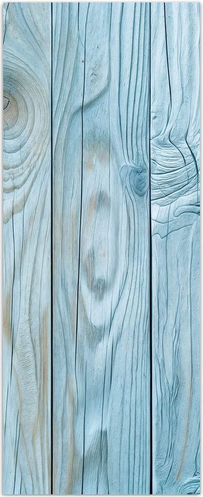 Glasbild 40x100cm in XXL für Wohnzimmer, Schlafzimmer Motiv Holzbretterdekor