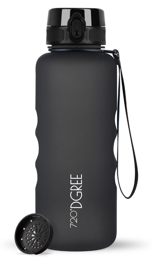 Borraccia 720°DGREE uberBottle softTouch con filtro, nero Immagine del prodotto 