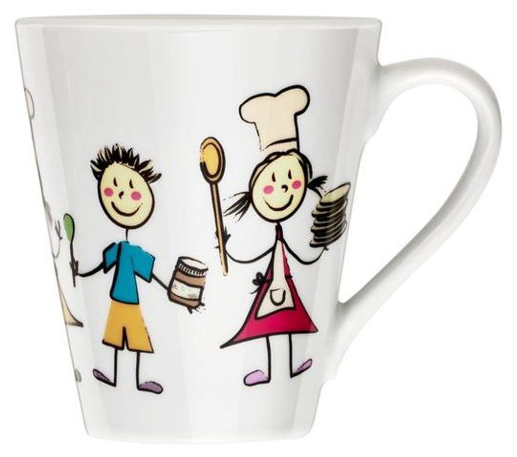 12x Kindergeschirr Becher 0,3 L