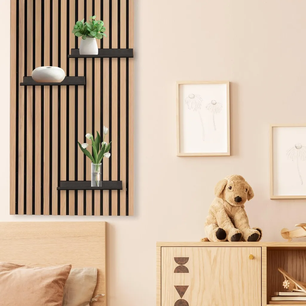 Étagère murale pour tasseaux, ranger sans percer vos murs en bois
