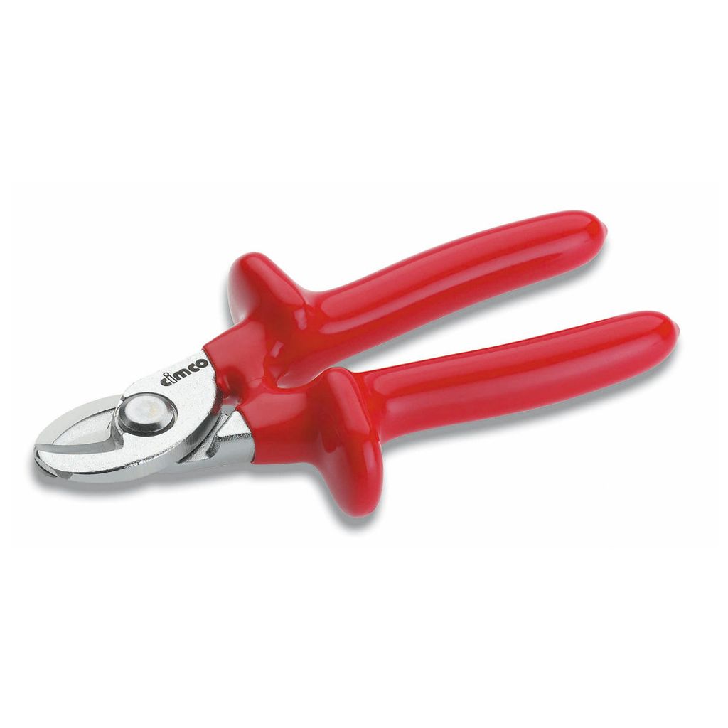 Cimco 120206, Hand-Kabelschneider, Rot, Metallisch, 1,6 cm, 160 mm