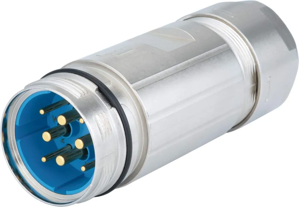 Connecteur M40 Performance à sertir 3+4+PE avec sortie droite