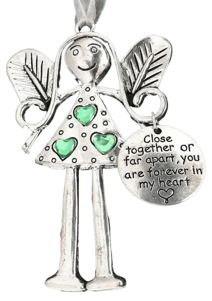 Weihnachtsbaum-Hängedekoration aus Legierung, Mädchen, Herz, Schneemann, Rentierform, Hängeschmuck, Freunde, Familie, Nachbarn, Weihnachtsgeschenk