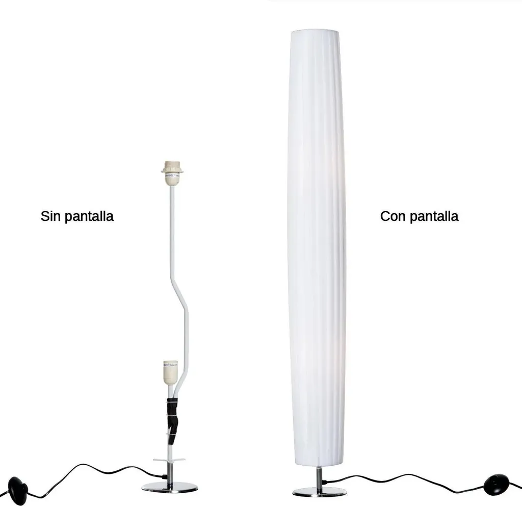 Lampadaire design en acier 120 cm - Éclairage LED variable 2000 lm - 5