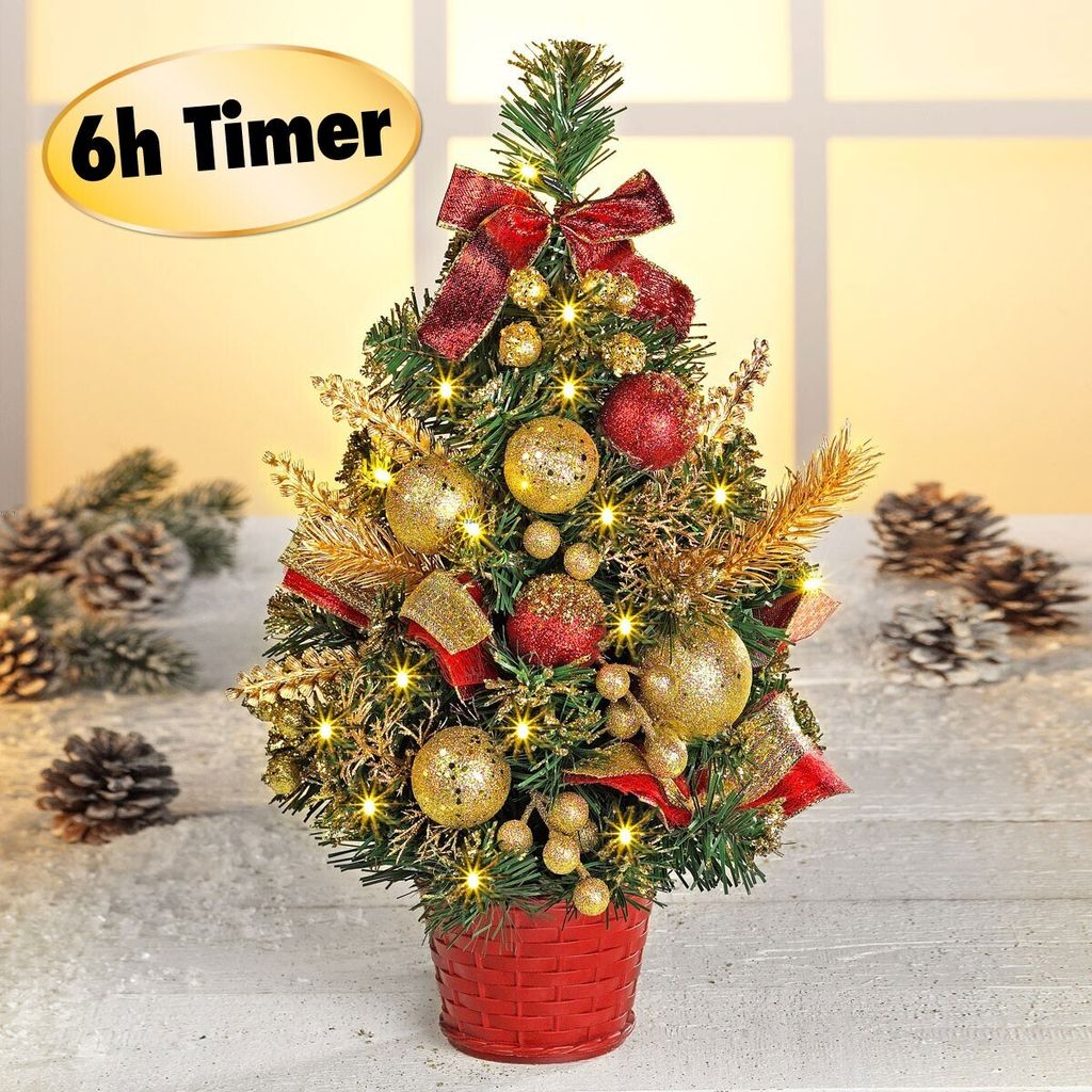 LED-Weihnachtsbäumchen mit Timer Produktbild 