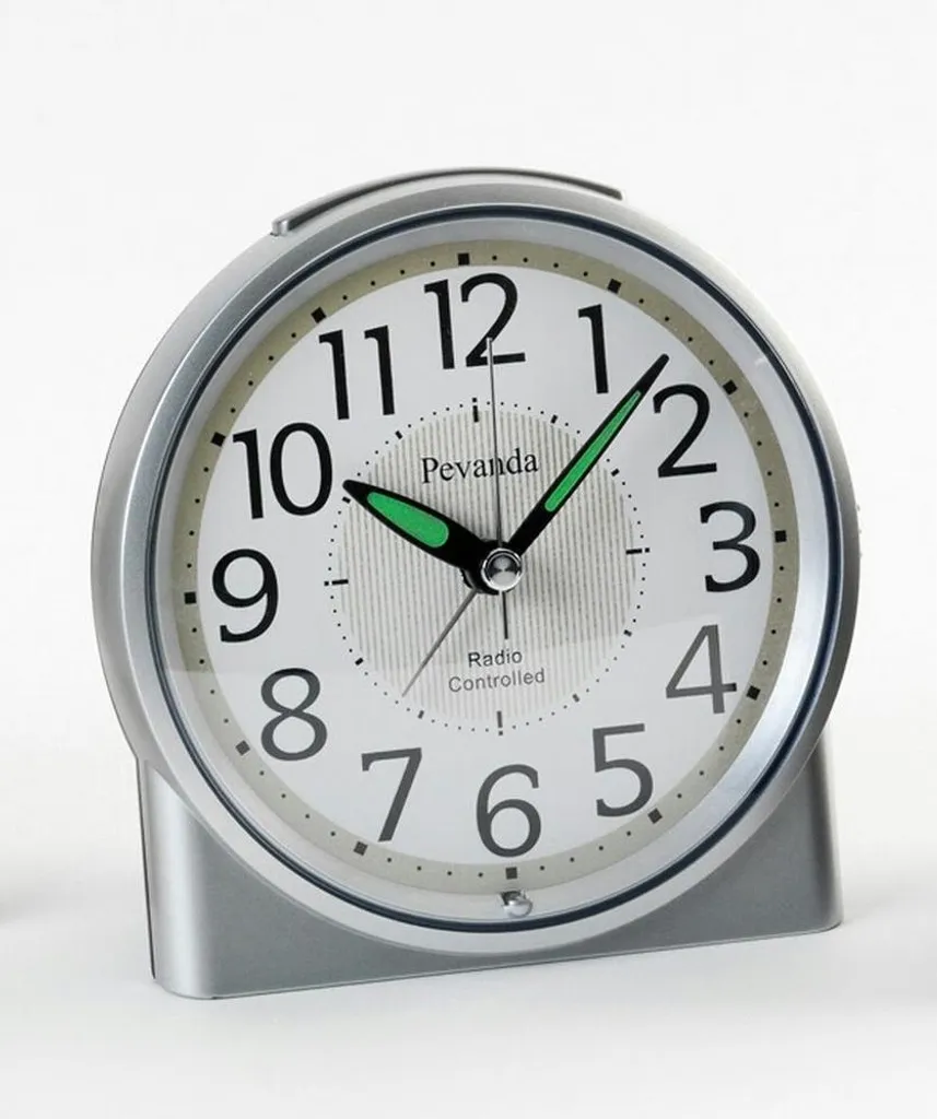 Réveil Pevanda PEV T022C2 Zilver : Horloge Argentée Design et Fiable
