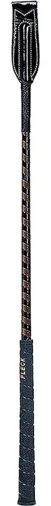 Frustino Fleck 55 cm Nero | Accessorio Equitazione di Lusso Made in Germany