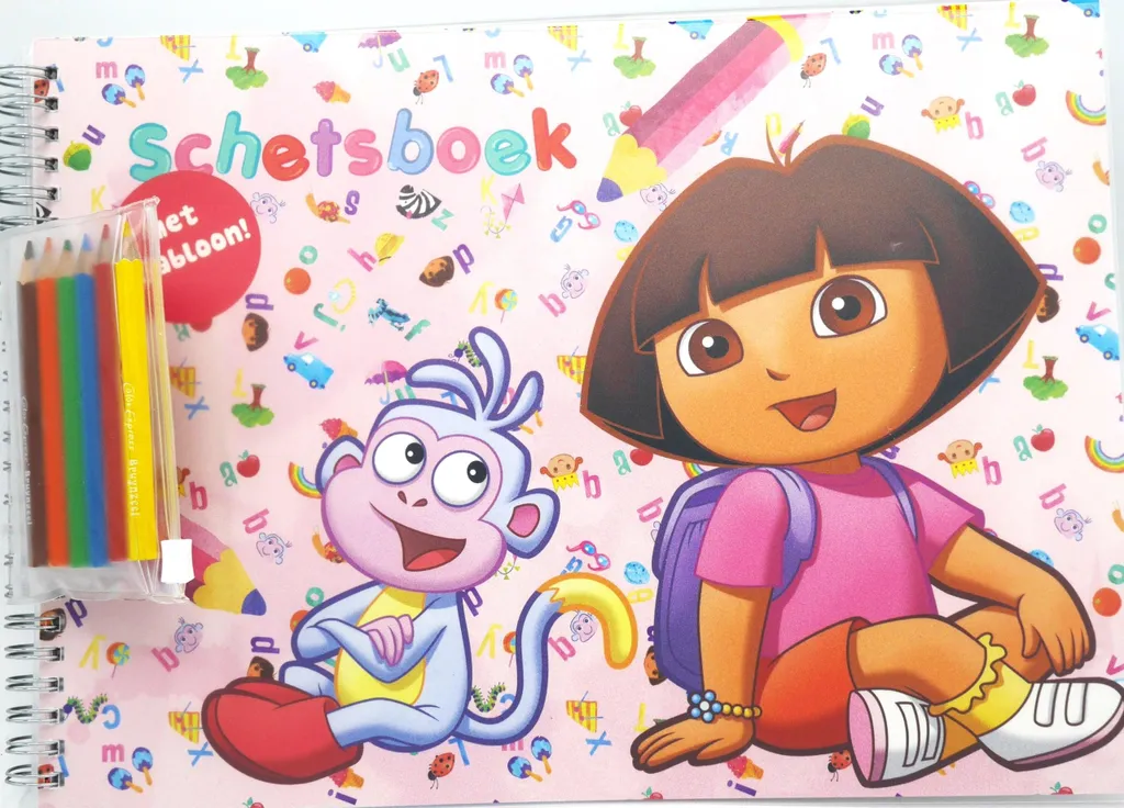 Kit dessin Dora Diego : apprenez à dessiner facilement avec le modèle
