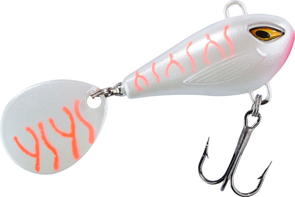 Balzer Shirasu Colonel Spin Buddy Evil Eye - Jigspinner, Größe / Gewicht / Farbe:4cm / 12g / Albino