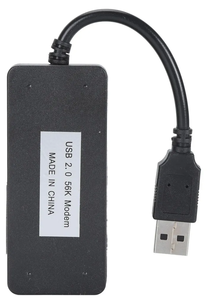Modem Fax Externe pour Connexion Internet Bas Débit et Envoi de Télécopie