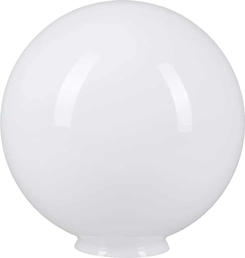 Verre de remplacement opalin Ø 300mm pour lampe et globe sphérique