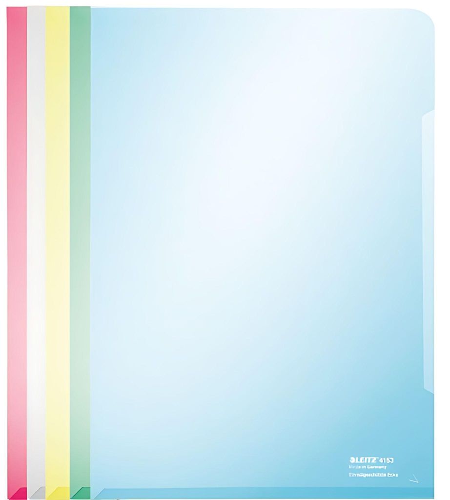 Esselte Leitz SICHTHÜLLEN 0,15MM,FARBSORT. (4153-02-99)
