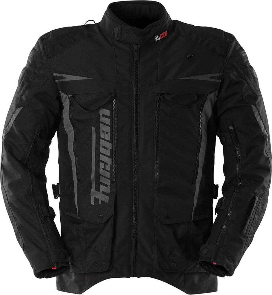 Furygan Montroc 3in1+ Polyamid Primaloft Motorrad Textiljacke, schwarz, XL