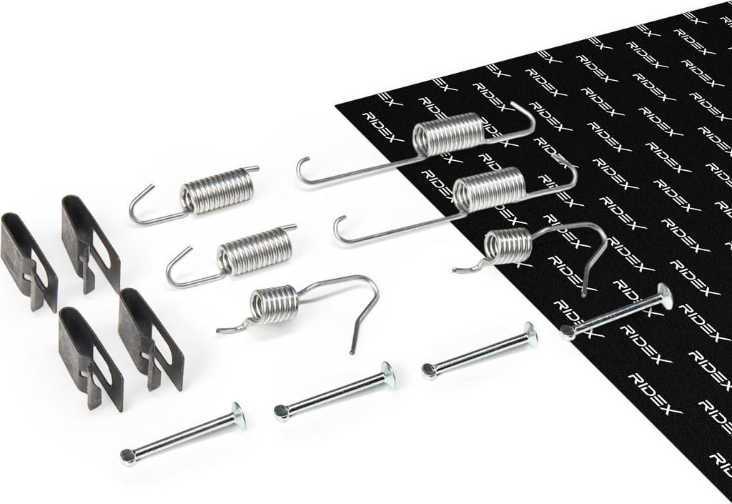 RIDEX Zubehörsatz Bremsbacken 1502A0053 Hinten für NISSAN Produktbild 
