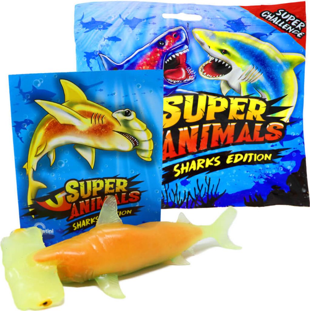 DeAgostini Super Animals - Sharks Edition - Sammelfigur Hai - Figur 12. Weißflossen-Hammerhai (Selten Leuchtet+Farbwechsel)