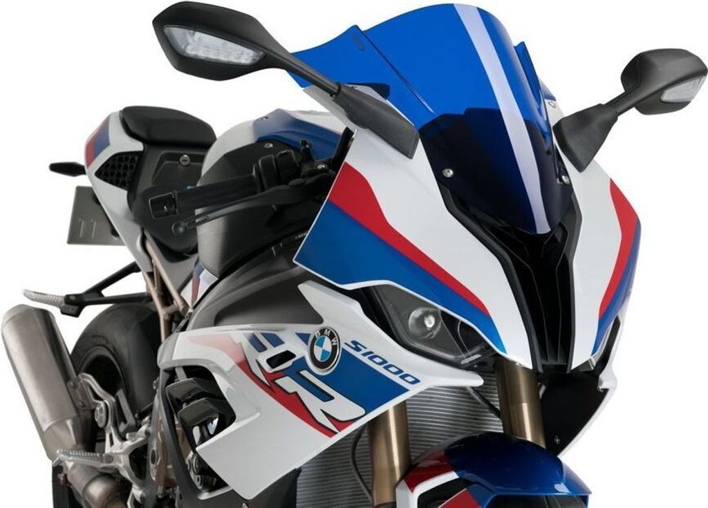 PUIG 3571A Z-Racing Scheibe passend fuer BMW S1000RR Blau