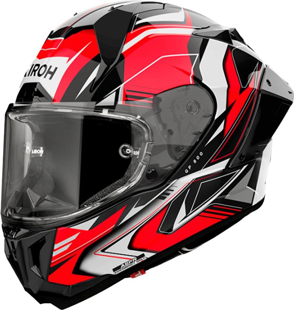 Airoh Gp800 Must Integralhelm Rot,Schwarz XL Rot,Schwarz XL