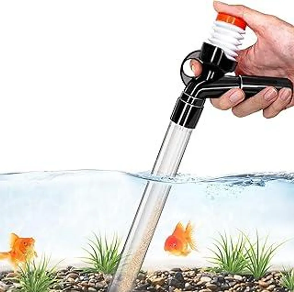 Sifone Acquario Anti-Intasamento: Pulitore Ghiaia con Regolatore di Flusso